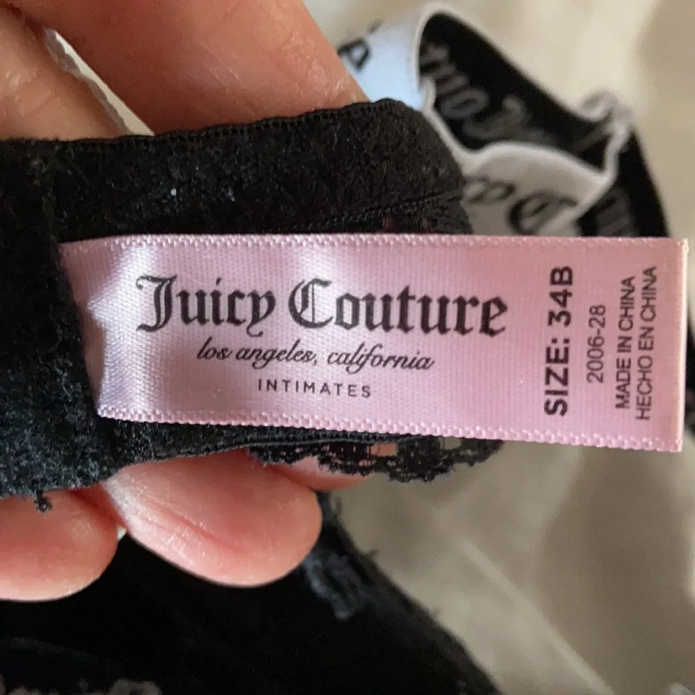Juicy Couture Black Lace Bra 34B - Picture 6 of 6